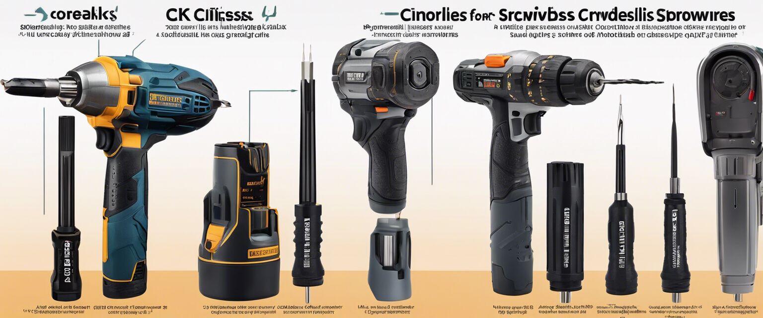 Tips for using cordless screwdrivers